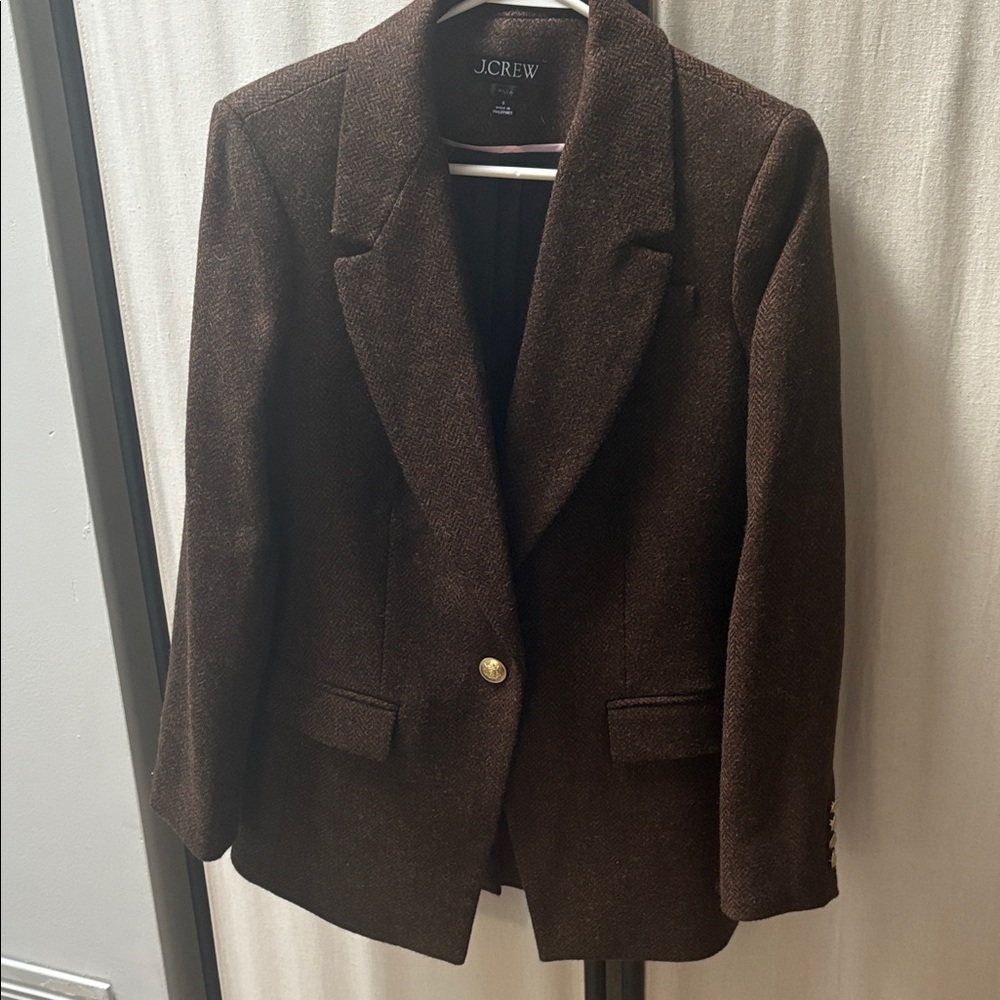 J. Crew Women's Dark Brown Blazer-Willa